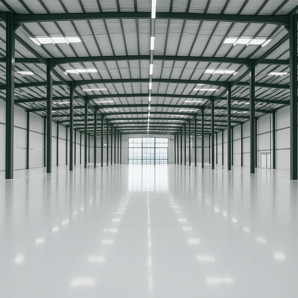 Vast, light-filled refurbished warehouse by FLUX Projects, finished to an aerospace-grade standard and ready for landlord handover